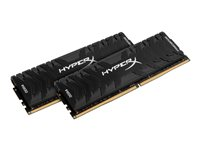 HyperX Predator - DDR4 - sats - 32 GB: 2 x 16 GB - DIMM 288-pin - 2400 MHz / PC4-19200 - ej buffrad HX424C12PB3K2/32