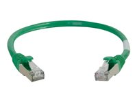 C2G Cat5e Booted Shielded (STP) Network Patch Cable - patch-kabel - 2 m - grön 83831