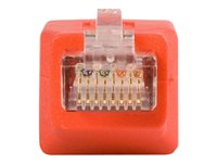 StarTech.com Cat6 Cable - Cat6 Crossover Adapter - GbE - Red - Ethernet Network Cable (C6CROSSOVER) - korskopplad adapter - röd C6CROSSOVER