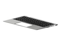 HP - ersättningstangentbord för bärbar dator - dansk - med övre skydd L41041-081