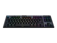 Logitech G915 TKL Tenkeyless LIGHTSPEED Wireless RGB Mechanical Gaming Keyboard - tangentbord - QWERTY - USA, internationellt - kol Inmatningsenhet 920-009537
