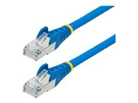 StarTech.com 2m CAT6a Ethernet Cable - Blue - Low Smoke Zero Halogen (LSZH) - 10GbE 500MHz 100W PoE++ Snagless RJ-45 w/Strain Reliefs S/FTP Network Patch Cord - patch-kabel - 2 m - blå NLBL-2M-CAT6A-PATCH