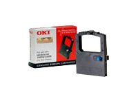 OKI - 1 - svart - färgband 09002310
