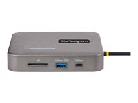 StarTech.com Universal USB C multiport adapter - Apple M1/M2 Dual Display compatible - DisplayLink Cert Dual 4K 60Hz HDMI 2.0b - 1xA/1xC USB 3.2 10Gbps hub | 100W PD charging - Type-C Mini docking station - Power adapter/bus powered - Win/Chrome/macOS - dockningsstation - USB-C / USB4 / Thunderbolt 3 / Thunderbolt 4 - 2 x HDMI - 1GbE 102B-USBC-MULTIPORT