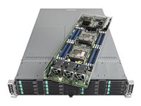 Intel Server System VRN2224THY6 - kan monteras i rack Xeon E5-2680V4 2.4 GHz - 256 GB - ingen HDD VRN2224THY6