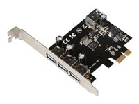 MicroConnect - USB-adapter - PCIe 2.0 - USB 3.0 x 3 + USB 3.0 (internt) MC-USB3.0-F3B1