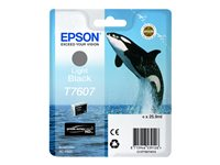 Epson T7607 - gråsvart - original - bläckpatron C13T76074010