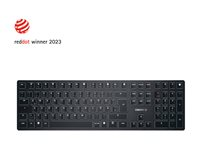 CHERRY KW X ULP - tangentbord - QWERTZ - tysk - svart Inmatningsenhet G8U-27000LTBDE-2