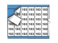 Brady Solid Numbers Wire Marker Card Legend 103 - lednings/kabelmärkare (förtryckt) WM-103-PK