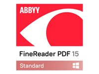 ABBYY FineReader PDF Standard (v. 15) - abonnemangslicens (1 år) + Software Maintenance and Upgrade Assurance - 1 användare FR15SW-FMBL-X