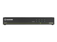 Black Box SECURE NIAP - Single-Head - omkopplare för tangentbord/video/mus/ljud - 4 portar - TAA-kompatibel SS4P-SH-DP-U