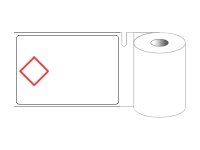 Brady Hazardous Substances Identification L1 B-7594 - etiketter - blank - 1000 etikett (er) - 75 x 110 mm THTCLP-M-L1-7594-1