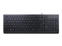 Lenovo Essential - tangentbord - USA med eurosymbol - svart Inmatningsenhet 4Y41C68681