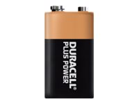 Duracell Plus Power batteri x 9V - alkaliskt 105492