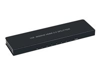 MicroConnect 1x8 HDMI 2.0 Splitter - video/audiosplitter - 8 portar MC-HMSP108S