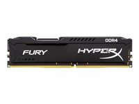 HyperX FURY - DDR4 - sats - 64 GB: 4 x 16 GB - DIMM 288-pin - 2666 MHz / PC4-21300 - ej buffrad HX426C16FBK4/64