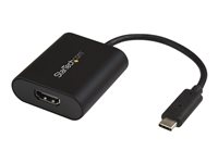 StarTech.com USB-C till HDMI-adapter - 4K 60 Hz - videokort - HDMI / USB - TAA-kompatibel - 19 cm CDP2HD4K60SA