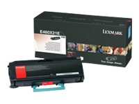 Lexmark - Extra lång livslängd - svart - original - tonerkassett E460X21E