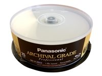 Panasonic ARCHIVAL GRADE Professional - BD-R x 25 - 25 GB - lagringsmedier (paket om 4) 5129568