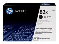 HP 82X - Lång livslängd - svart - original - LaserJet - tonerkassett (C4182X) C4182X