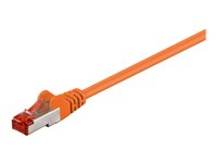 MicroConnect nätverkskabel - 1 m - orange B-FTP601O