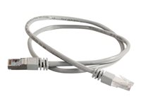 C2G Cat5e Booted Shielded (STP) Network Patch Cable - patch-kabel - 10 m - grå 83761