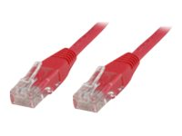 MicroConnect nätverkskabel - 2 m - röd UTP602R