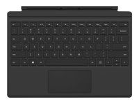 Microsoft Surface Pro Type Cover (M1725) - tangentbord - med pekdyna, accelerometer - QWERTY - engelska - svart Inmatningsenhet FMM-00013