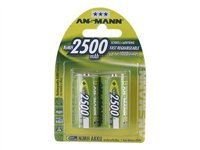 ANSMANN batteri - 2 x C - NiMH 5030912