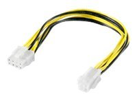 MicroConnect - strömkabel - ström, 8 pin +12 V till 4 pin ATX12V - 20 cm PI02010