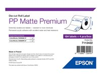 Epson Premium - matrisskurna etiketter - matt - 736 etikett (er) - A4 7113422