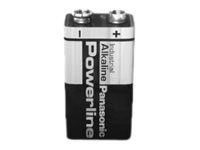 Panasonic Powerline 6LR61AD/B batteri - 198 x 9V - alkaliskt 6LR61AD/B