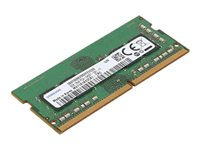 Lenovo - DDR4 - modul - 8 GB - SO DIMM 260-pin - 2400 MHz / PC4-19200 - ej buffrad 4X70M60574