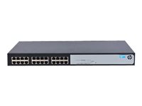 HPE OfficeConnect 1420 24G - switch - 24 portar - ohanterad - rackmonterbar JG708B#ABB