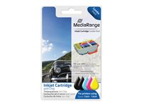 MediaRange - 4-pack - svart, gul, cyan, magenta - kompatibel - bläckpatron (alternativ för: Epson T2631, Epson T2632, Epson T2633, Epson T2634) MRET263