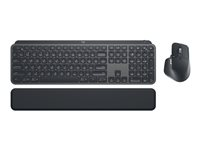 Logitech MX Keys Combo for Business - sats med tangentbord och mus - AZERTY - fransk - grafit Inmatningsenhet 920-010927