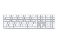 Apple Magic Keyboard with Touch ID and Numeric Keypad - tangentbord - QWERTZ - ungerska MK2C3MG/A