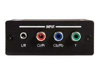 StarTech.com Converge A/V Component with Audio to HDMI® Format Converter - Video converter - HDMI ( HDCP ) (CPNTA2HDMI) - videokonverterare - svart CPNTA2HDMI
