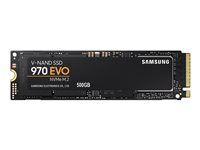 Samsung 970 EVO MZ-V7E500BW - SSD - 500 GB - PCIe 3.0 x4 (NVMe) MZ-V7E500BW