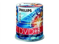 Philips DR4S6B00F - DVD+R x 100 - 4.7 GB - lagringsmedier DR4S6B00F/00