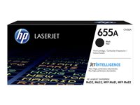 HP 655A - svart - original - LaserJet - tonerkassett (CF450A) CF450A