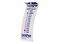 Brother ID3458 - stämpel-ID-etiketter - 12 etikett (er) - 34 x 58 mm ID3458