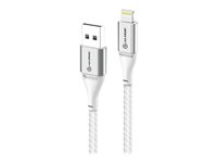 ALOGIC SUPER Ultra Lightning-kabel - Lightning / USB - 1.5 m ULA8P1.5-SLV