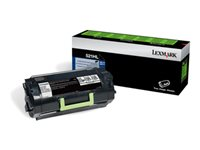 Lexmark 520HAL - svart - original - tonerkassett för etikettapplikationer - LCCP 52D0HAL