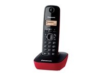 Panasonic KX-TG1611 - trådlös telefon med nummerpresentation - 3-riktad samtalsförmåg KX-TG1611PDR
