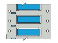 Brady PermaSleeve Wire Marking B-342 - bestrålade etiketter - matt - 500 stk - 8.5 x 50.8 mm 3PS-187-2-BL-S