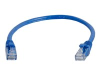 C2G Cat5e Booted Unshielded (UTP) Network Patch Cable - patch-kabel - 30 cm - blå 83159