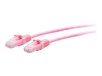 C2G 3ft (0.9m) Cat6a Snagless Unshielded (UTP) Slim Ethernet Network Patch Cable - Pink - patch-kabel - 90 cm - rosa C2G30196