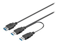 MicroConnect - USB-förlängningskabel - USB typ A till USB typ A - 30 cm USB3.0AFY03MICRO