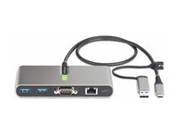 StarTech.com 2-Port USB-C/USB-A Hub with GbE and RS232 Serial, 2x USB-A - hubb - 2 portar 5G2A1SGBB-USB-C-HUB